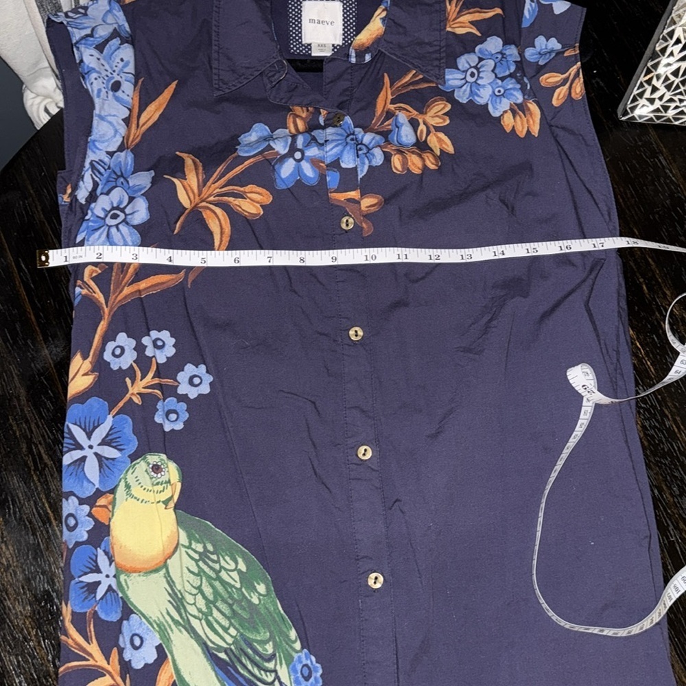 Anthropologie Maeve Button Down Dress size xxs - Picture 6 of 9